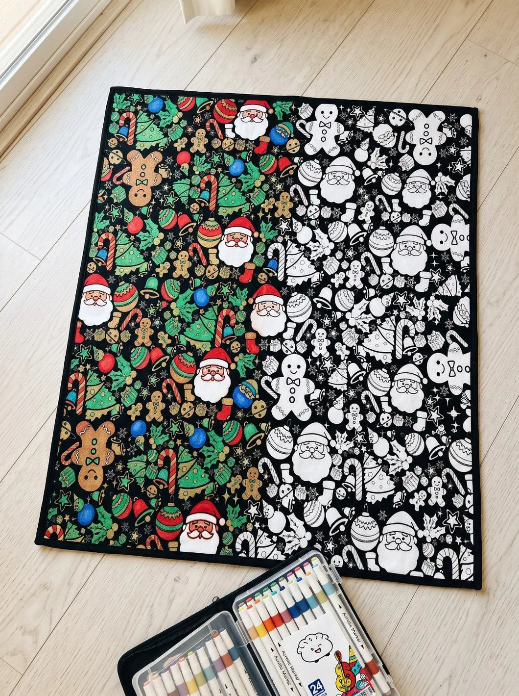 Christmas Coloring Blanket